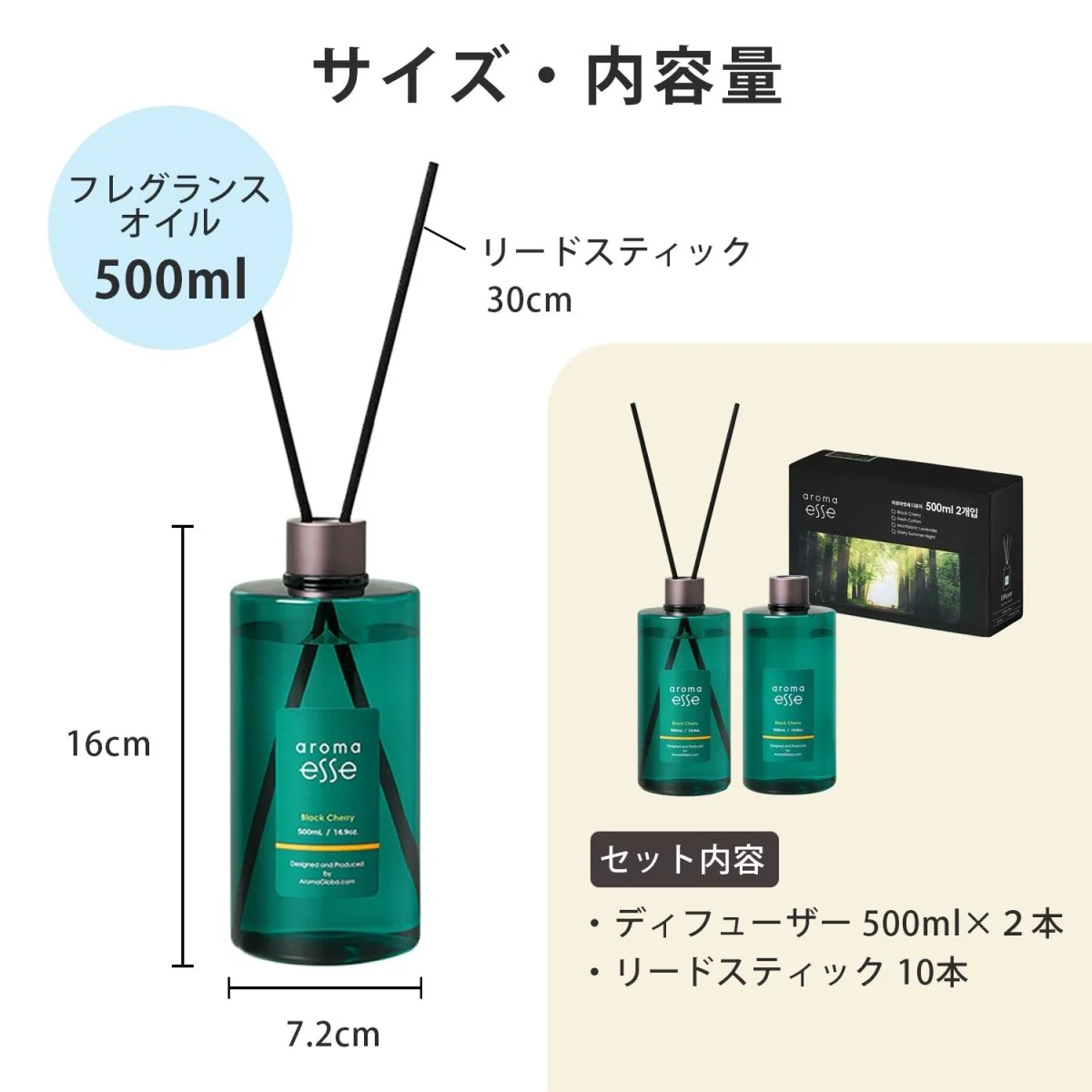 Aroma Esse リードディフューザー - Image 18
