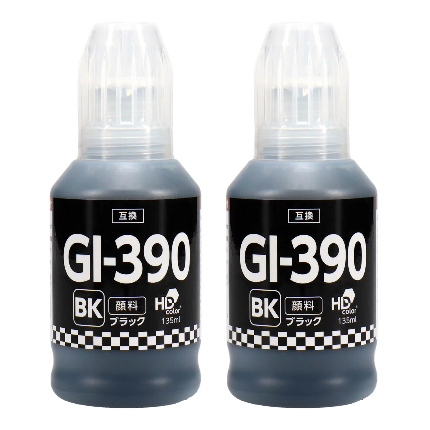 キヤノン用 GI-390BK 互換インクボトル ブラック - Image 2