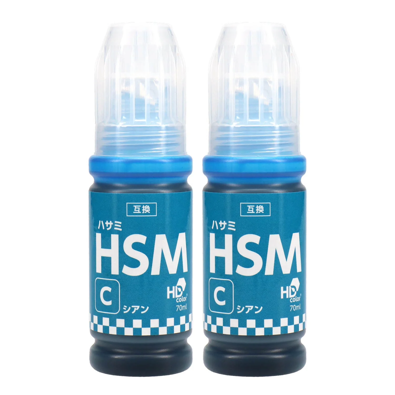エプソン用 HSM-C (ハサミ)  互換インクボトル シアン - Image 7