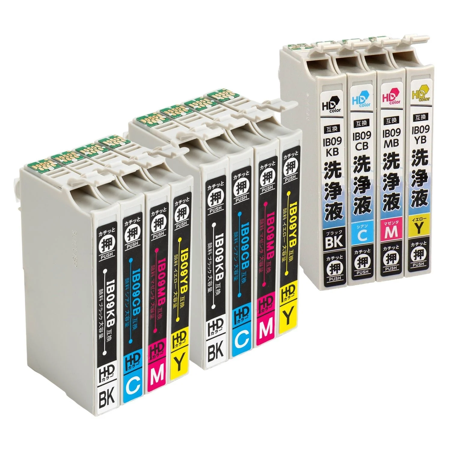 エプソン用 IB09CL4B (電卓)  互換インク+洗浄カートリッジのセット 大容量 - Image 14