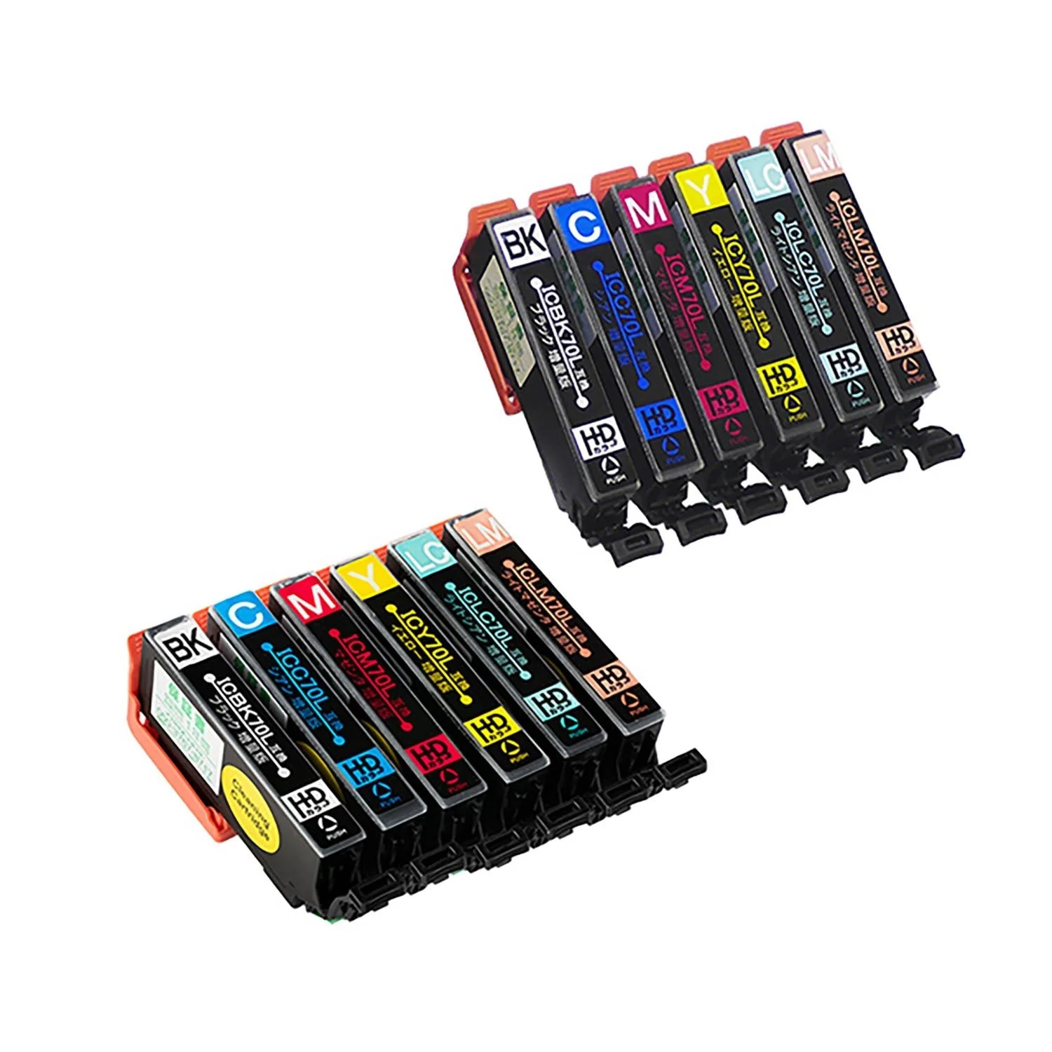 エプソン用 IC6CL70L (さくらんぼ)  互換と洗浄カートリッジのセット 増量版