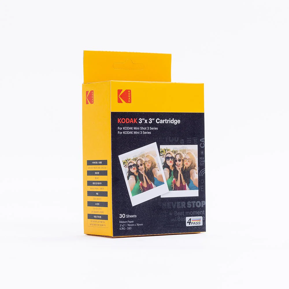 Kodak Mini Shot 3専用インクカートリッジ ICRG-330 76×76mm 5セット（150枚） - Image 3