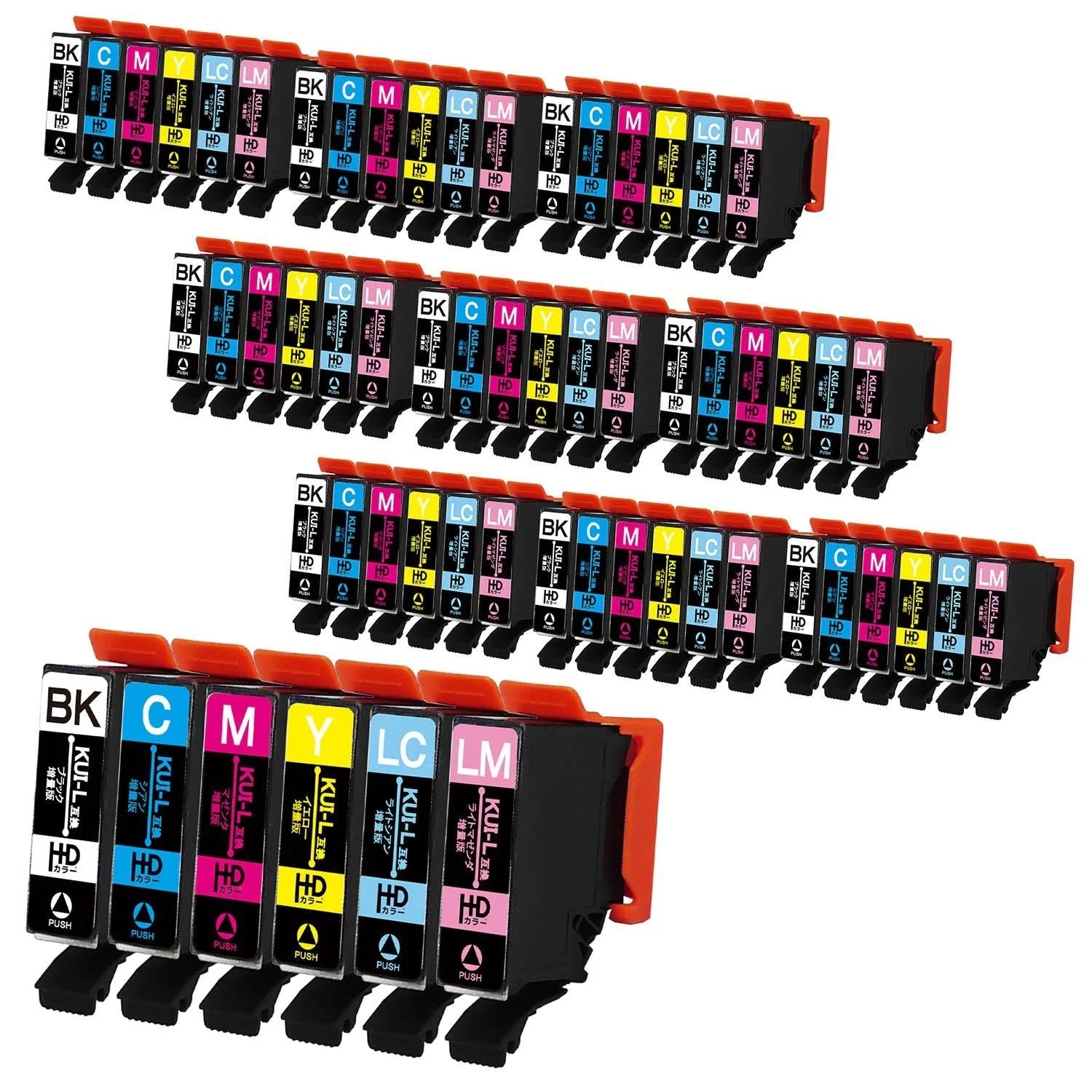 エプソン用 KUI-6CL (クマノミ)  互換インク 6色セット 増量版 - Image 14