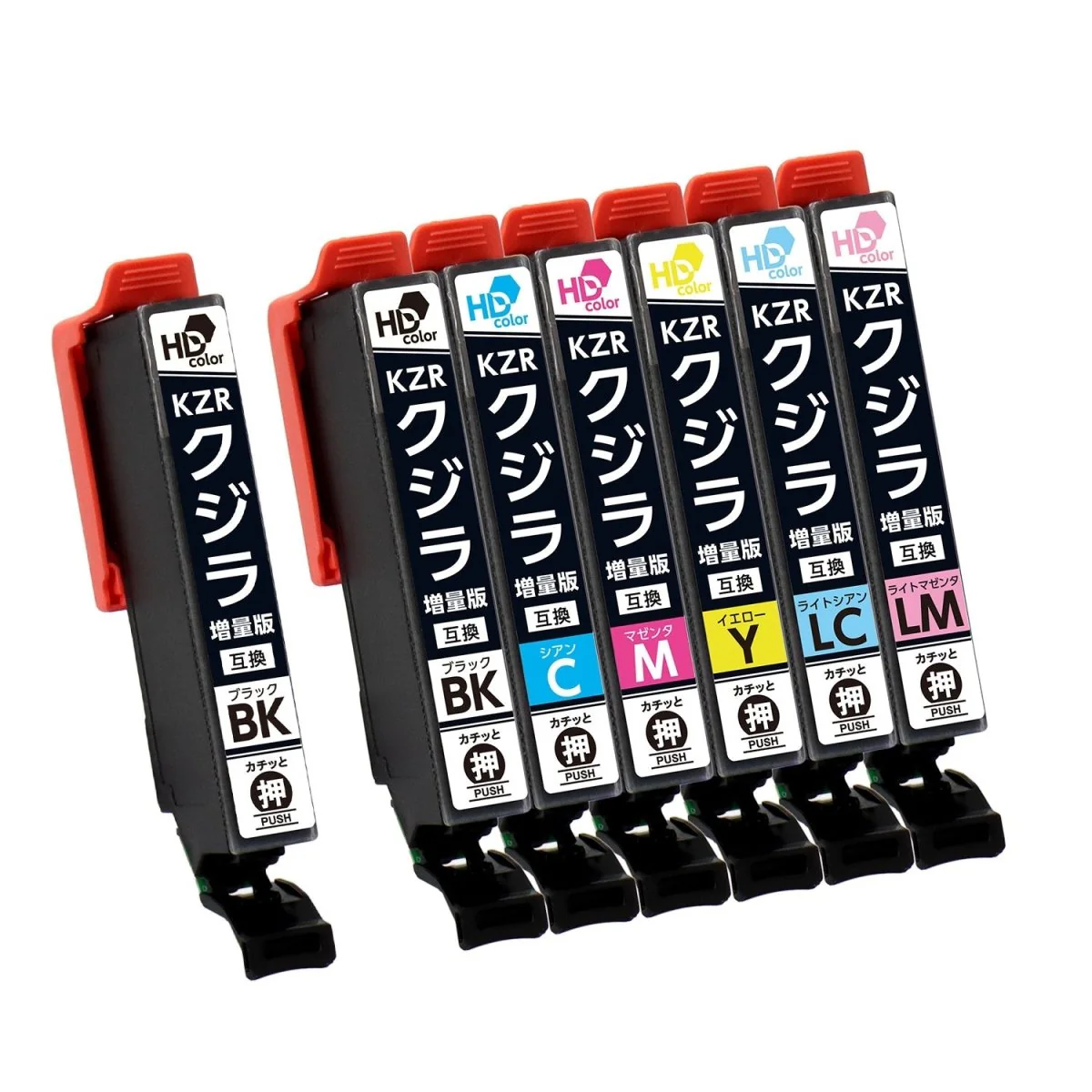 エプソン用 KZR-6CL-L （クジラ）互換インク 6色セット 増量版 - Image 8