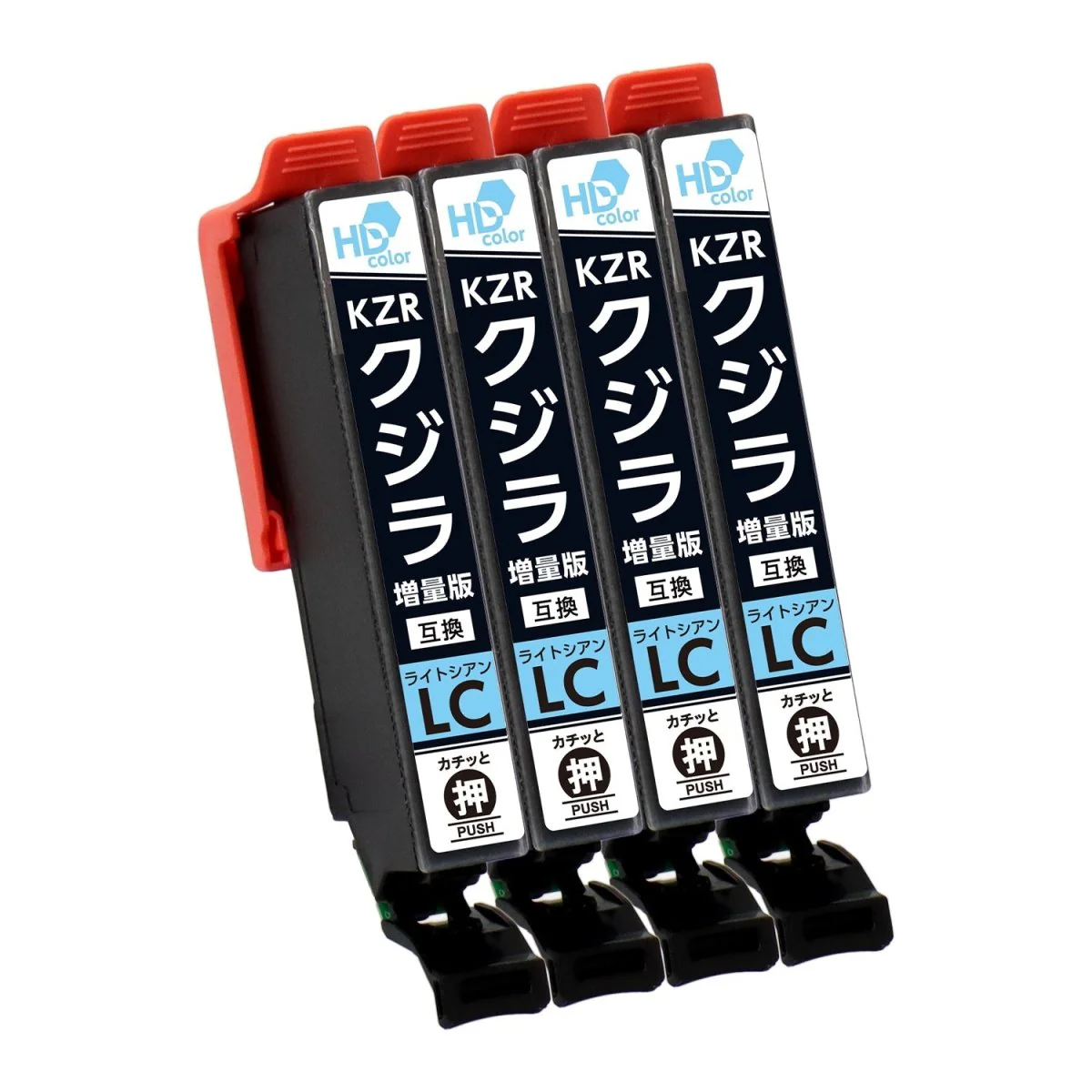 エプソン用 KZR-LC-L （クジラ） 互換インク ライトシアン 増量版 - Image 2