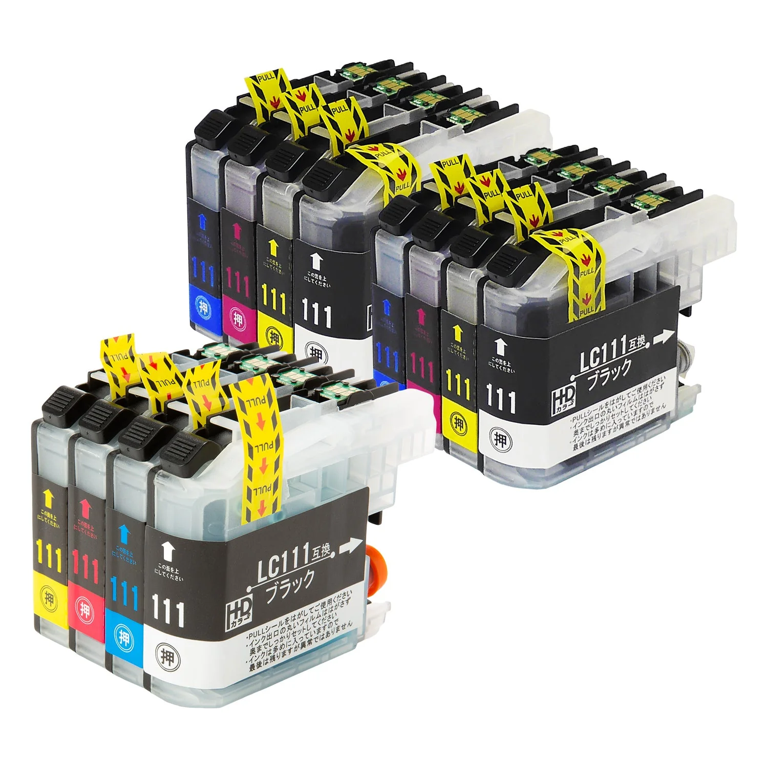 ブラザー用 LC111-4PK 互換インクと洗浄カートリッジのセット - Image 13