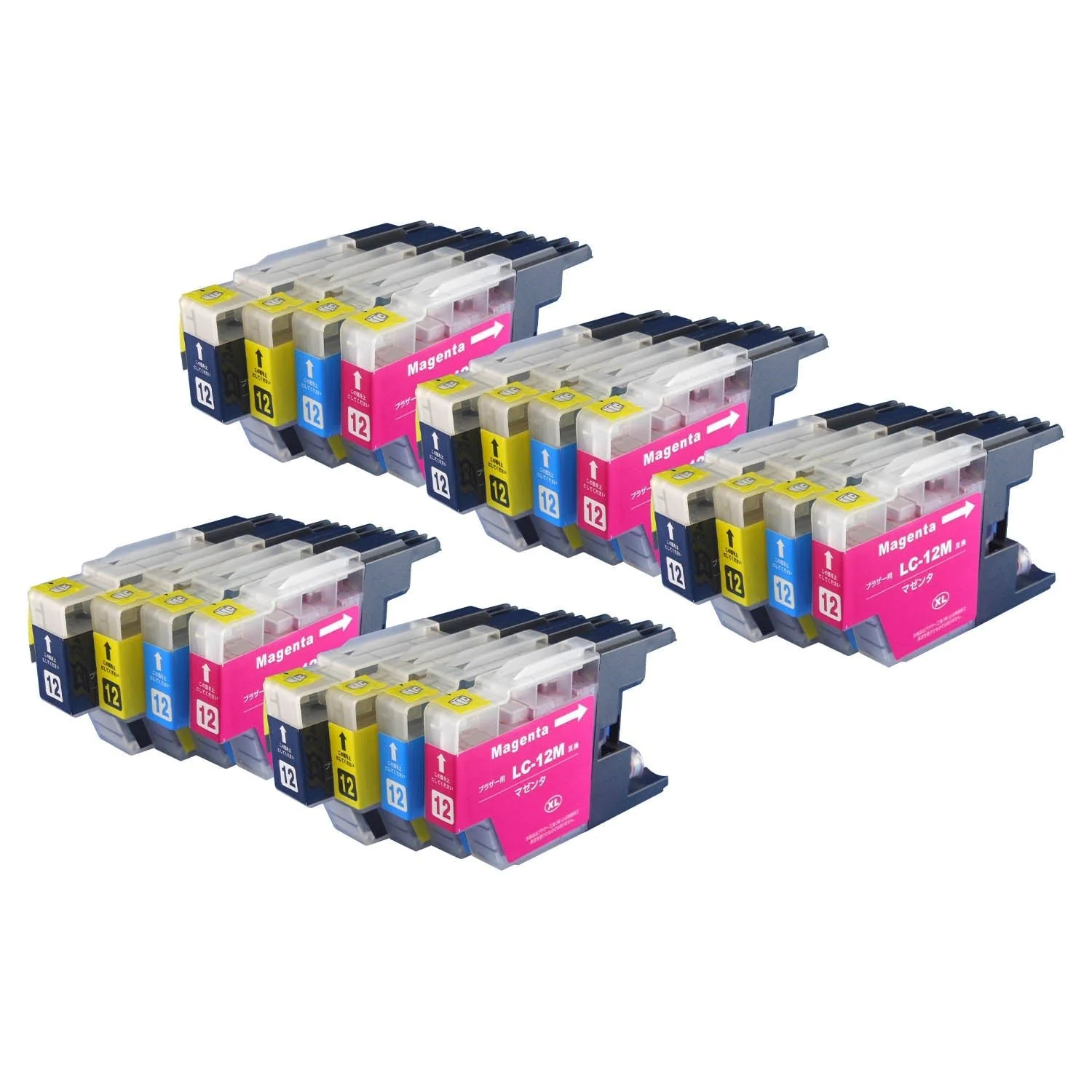 ブラザー用 LC12-4PK 互換インク 4色セット - Image 11