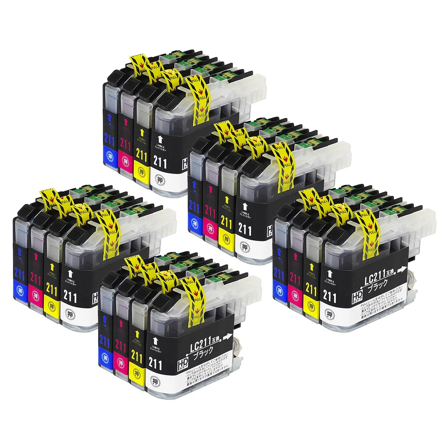 ブラザー用 LC211-4PK 互換インク 4色セット - Image 14