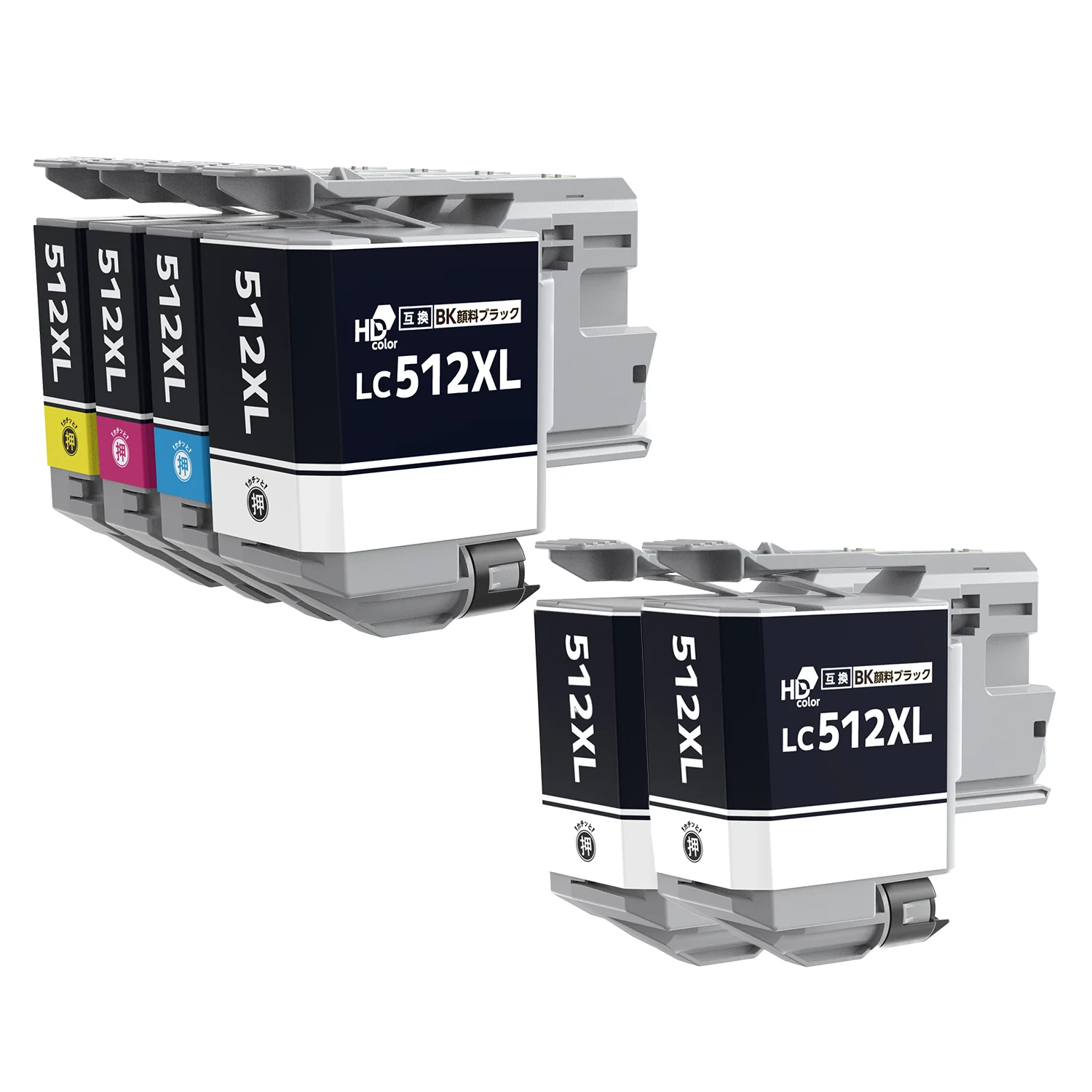 ブラザー用 LC512XL 互換インク 4色セット 大容量  LC512XLBK / LC512XLC / LC512XLM / LC512XLY - Image 10