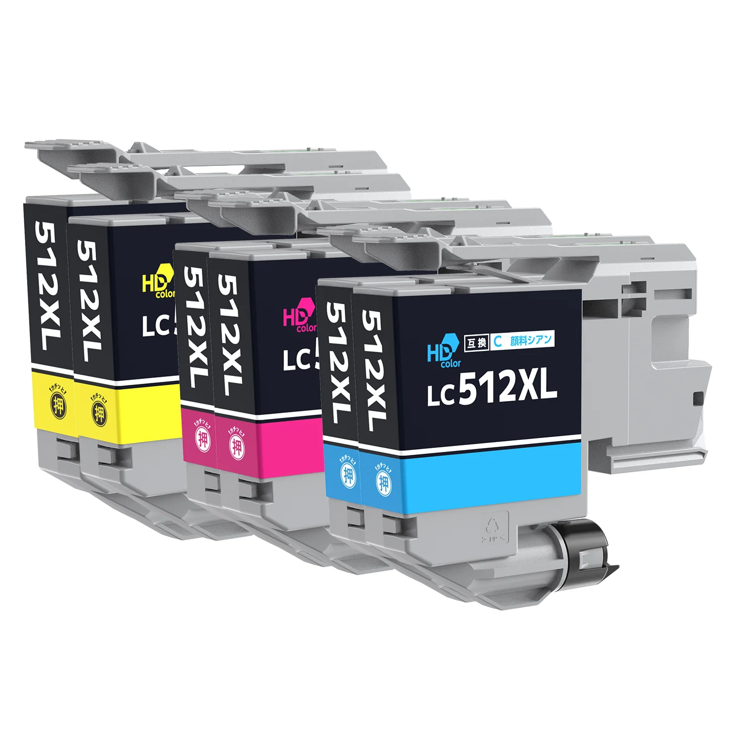 ブラザー用 LC512XLC / LC512XLM / LC512XLY 互換インク カラー3色セット 大容量 - Image 9