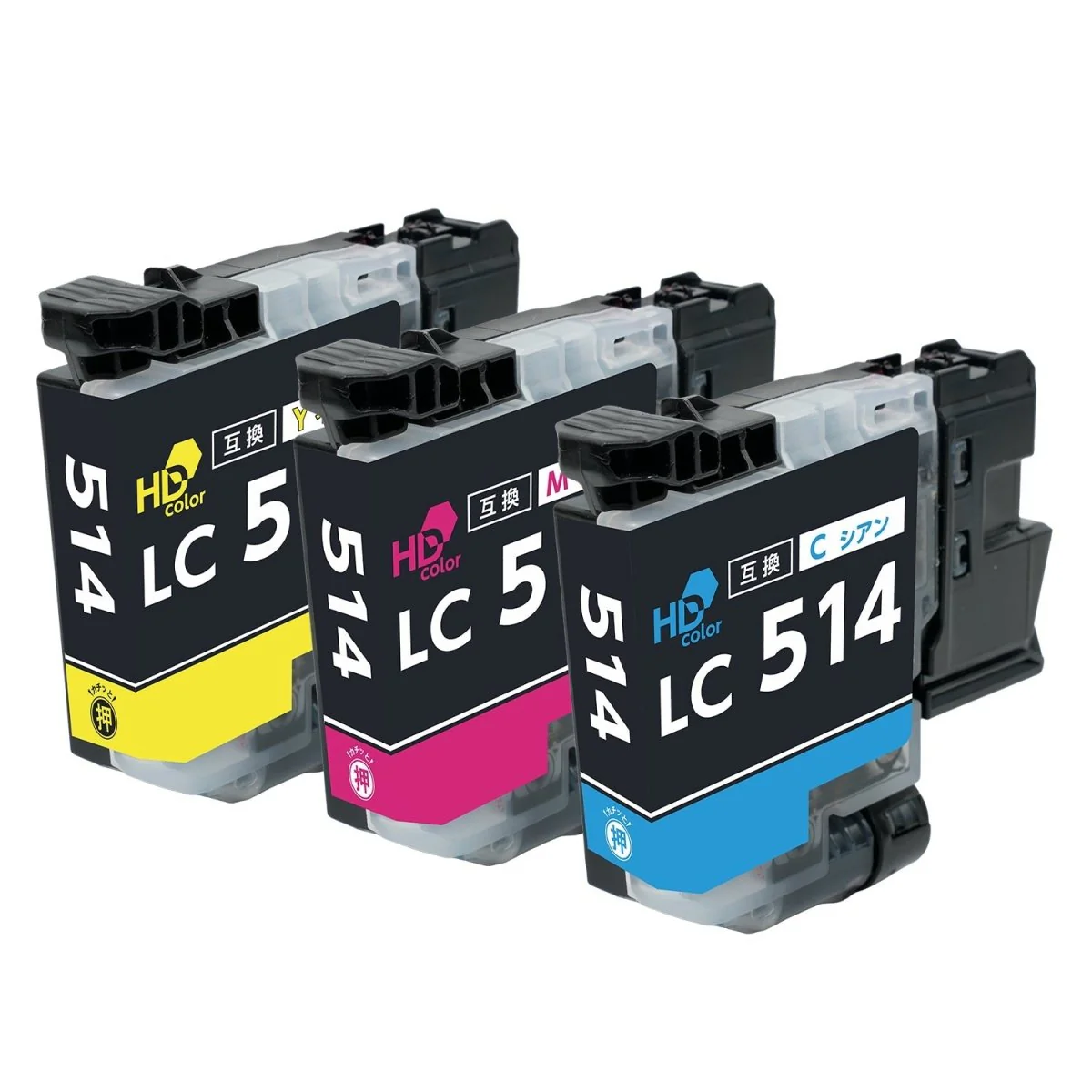 ブラザー用 LC514C / LC514M / LC514Y 互換インク カラー3色セット