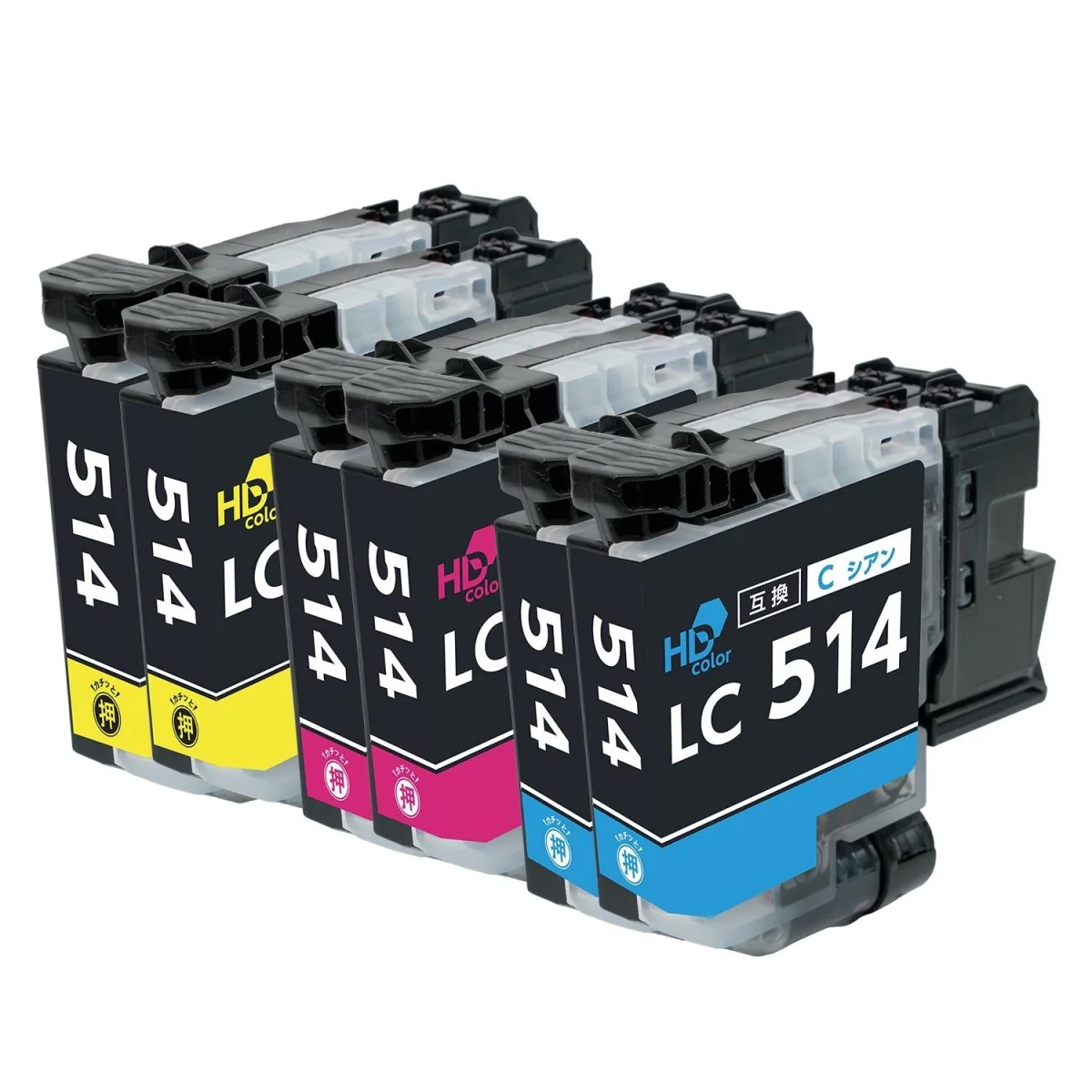 ブラザー用 LC514C / LC514M / LC514Y 互換インク カラー3色セット - Image 8