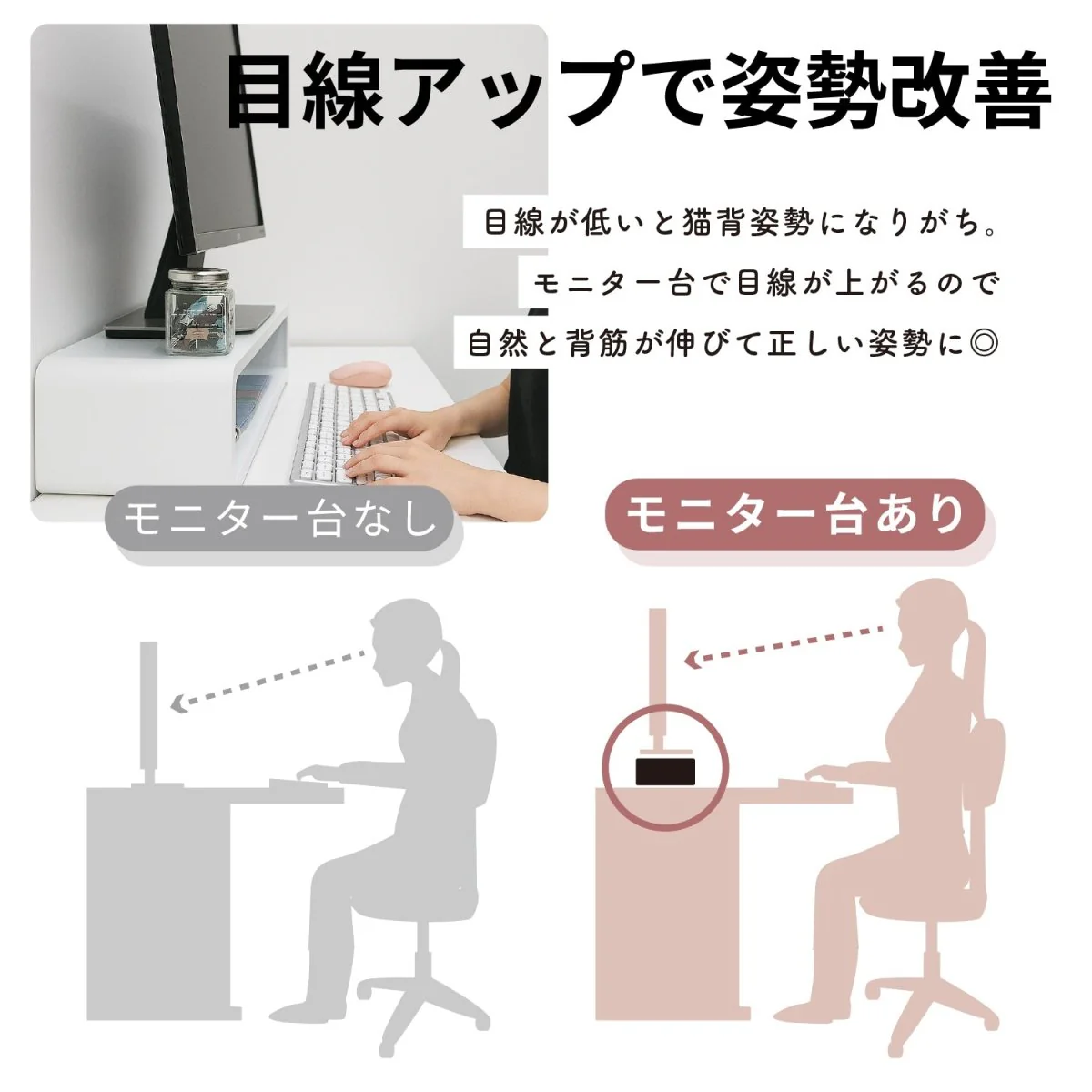 ライト付き2WAYモニタースタンド - Image 9