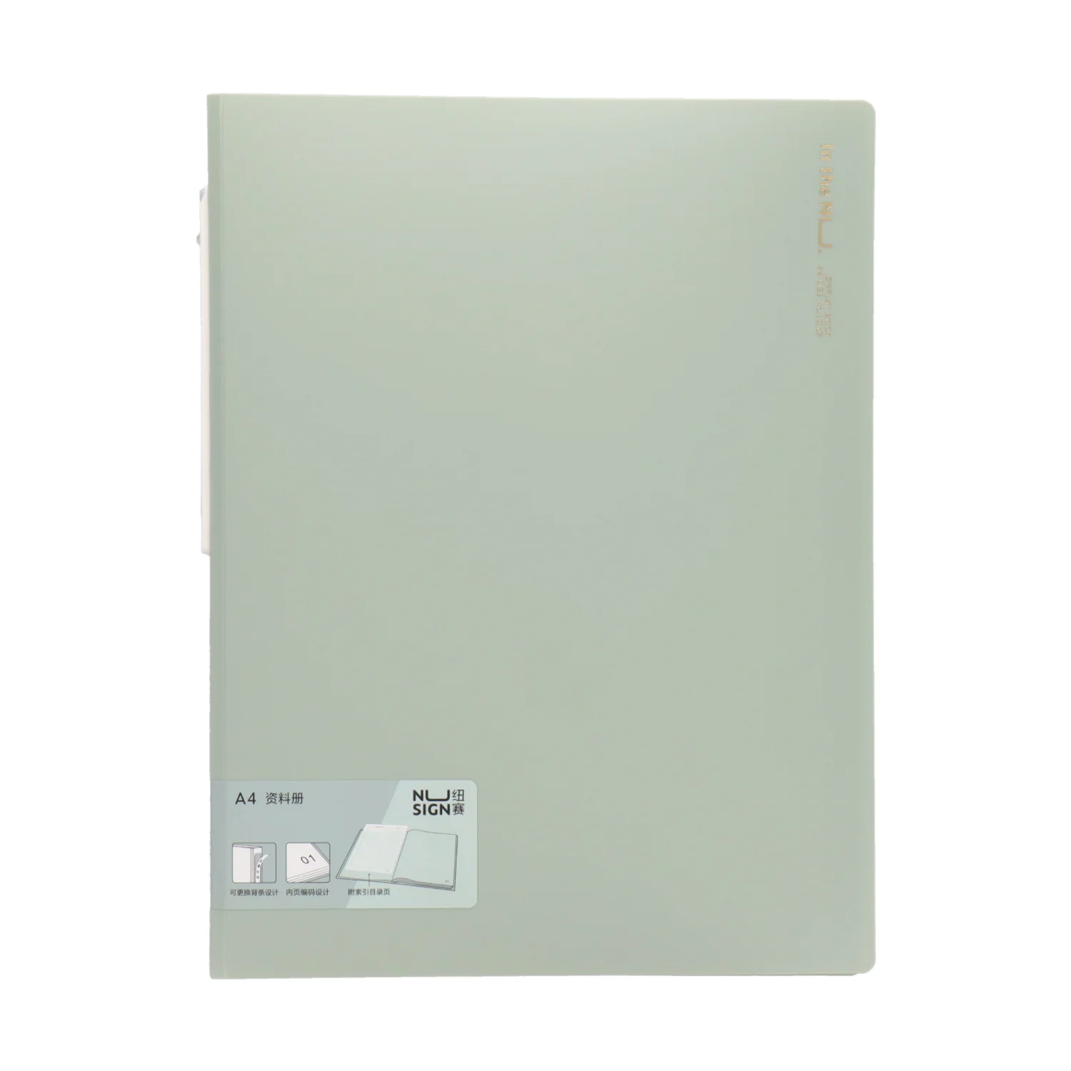Nusign クリアファイル A4 30ポケット 見出しシート付き - Image 14