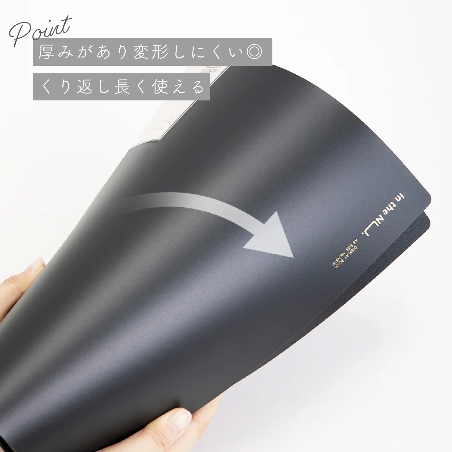 Nusign クリアファイル A4 40ポケット モノトーンカラー - Image 4