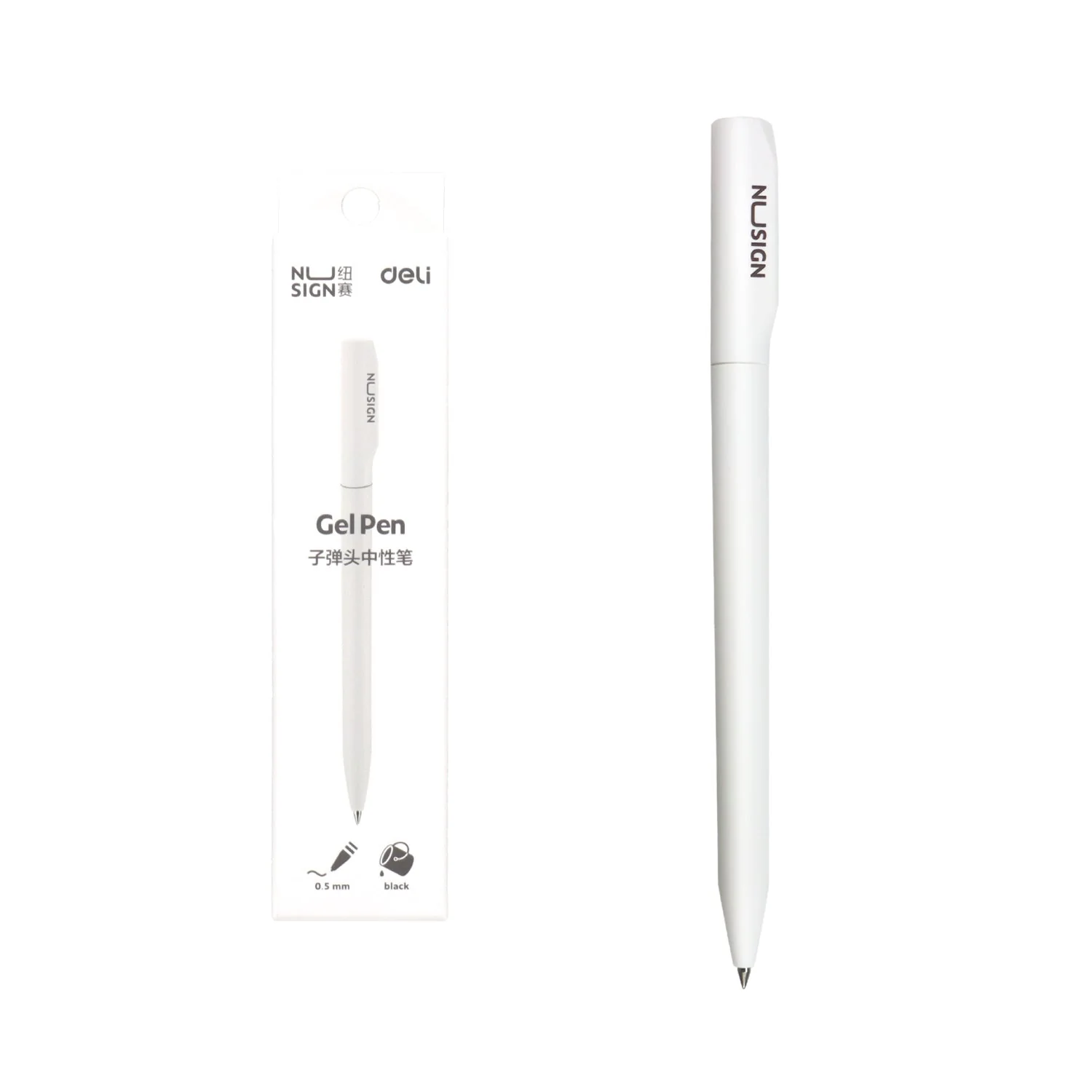 Nusign ジェルインクボールペン 0.5mm 黒インク 箱入り - Image 11