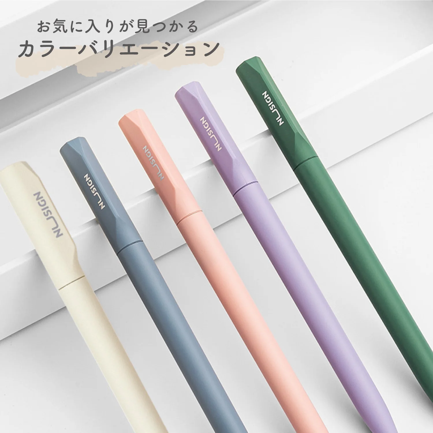 Nusign ジェルインクボールペン 0.5mm 黒インク 透明カバー入り - Image 6