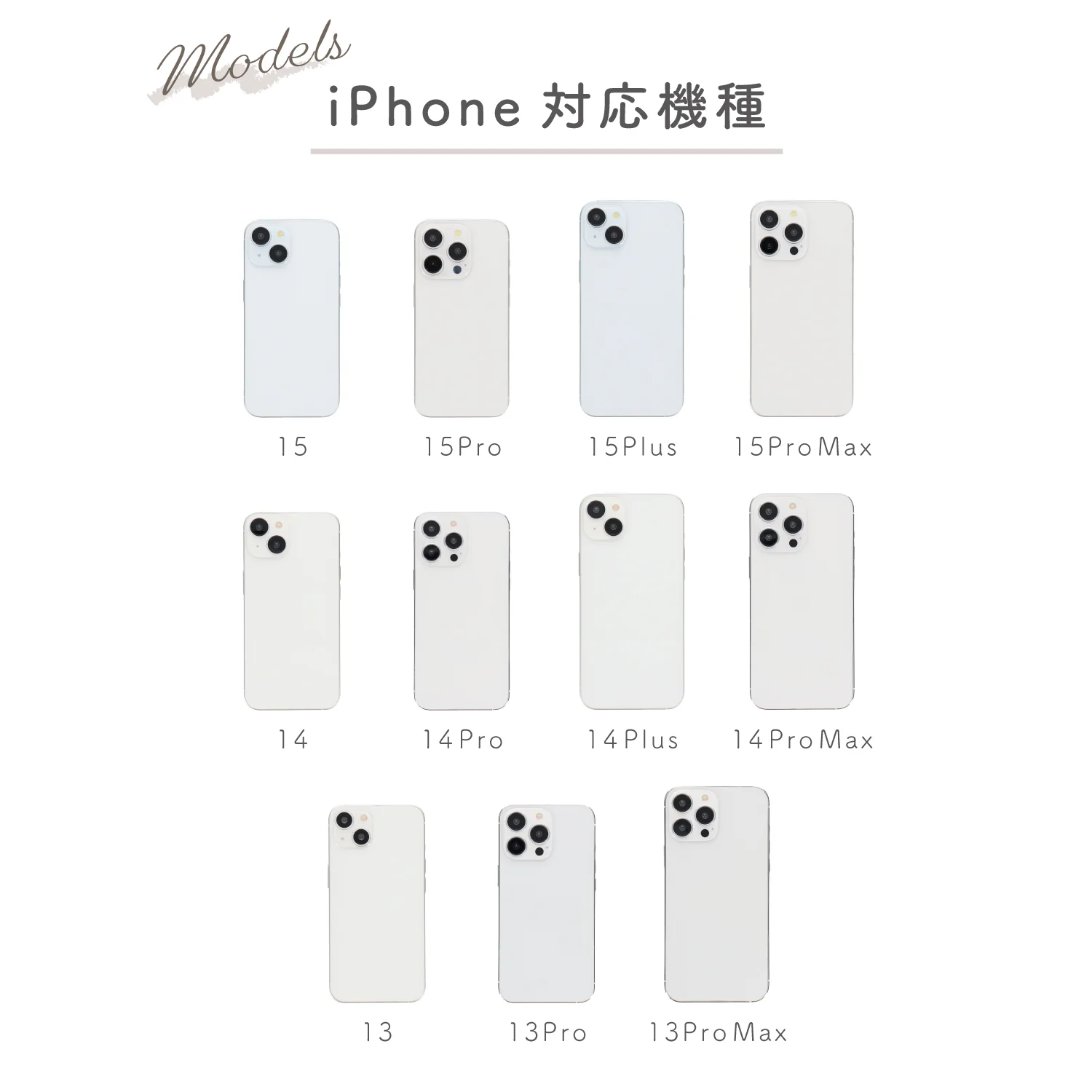 iPhoneケース カラーフレームクリアケース 無地 - Image 5