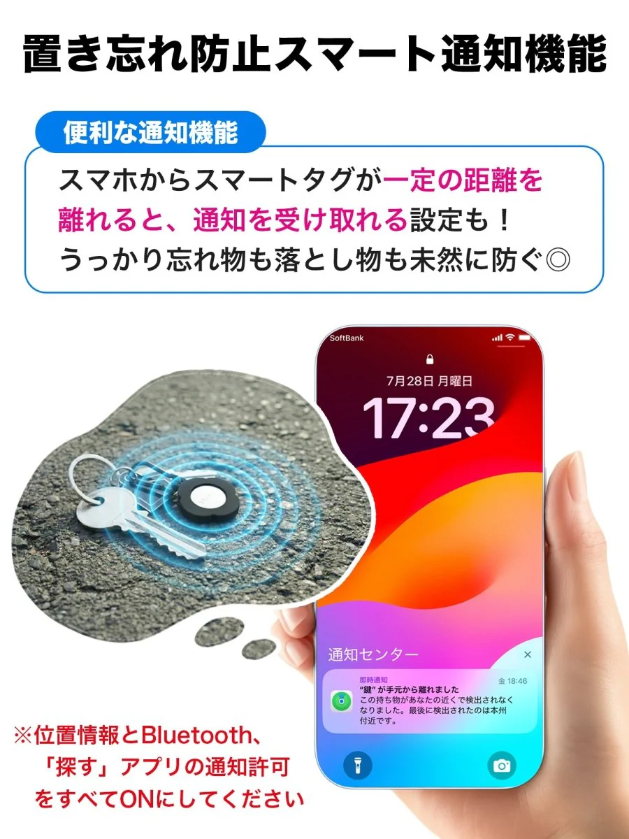 スマートタグ 紛失防止タグ スマートタグケース付き　P23 - Image 8