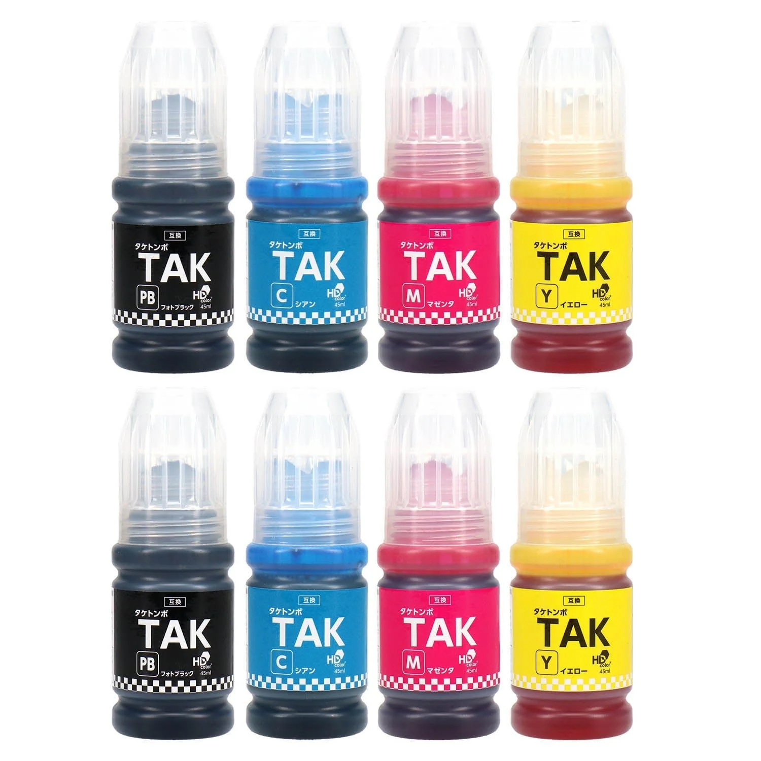 エプソン用 TAK-4CL (タケトンボ)  互換インクボトル 4色セット - Image 7