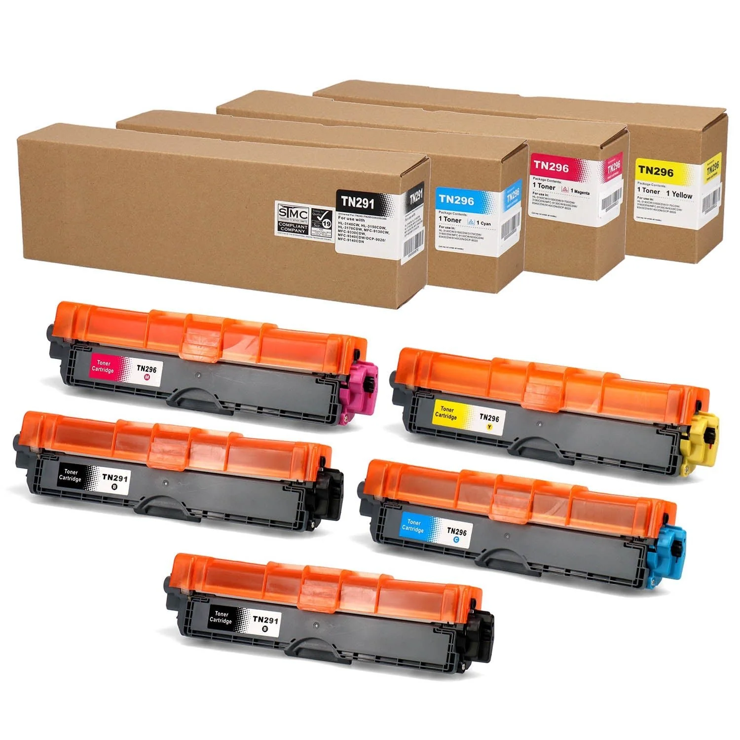 ブラザー用 TN-291/296 互換トナー 4色セット - Image 9