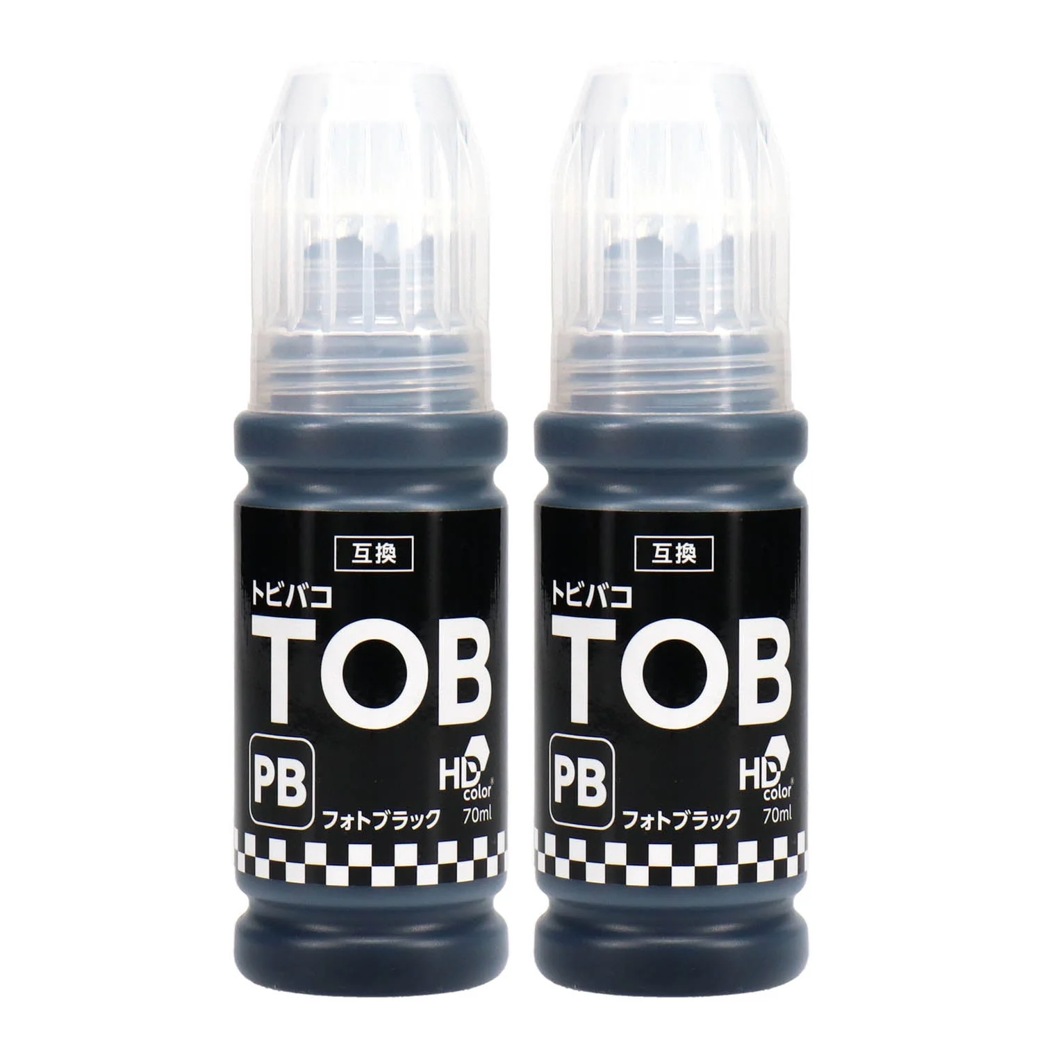 エプソン用 TOB-PB (トビバコ)  互換インクボトル フォトブラック - Image 2