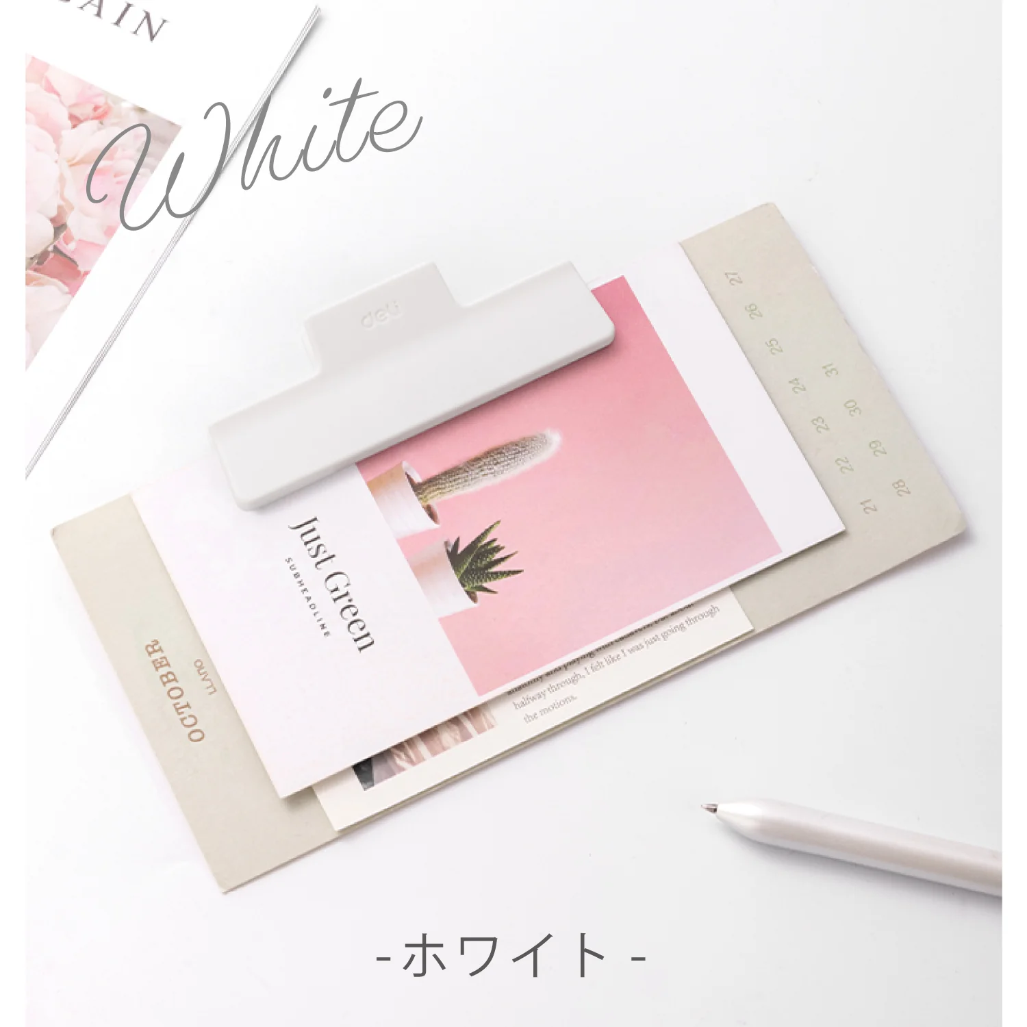 deli 多機能クリップ(中) 好きな色を3つ選べるセット - Image 9