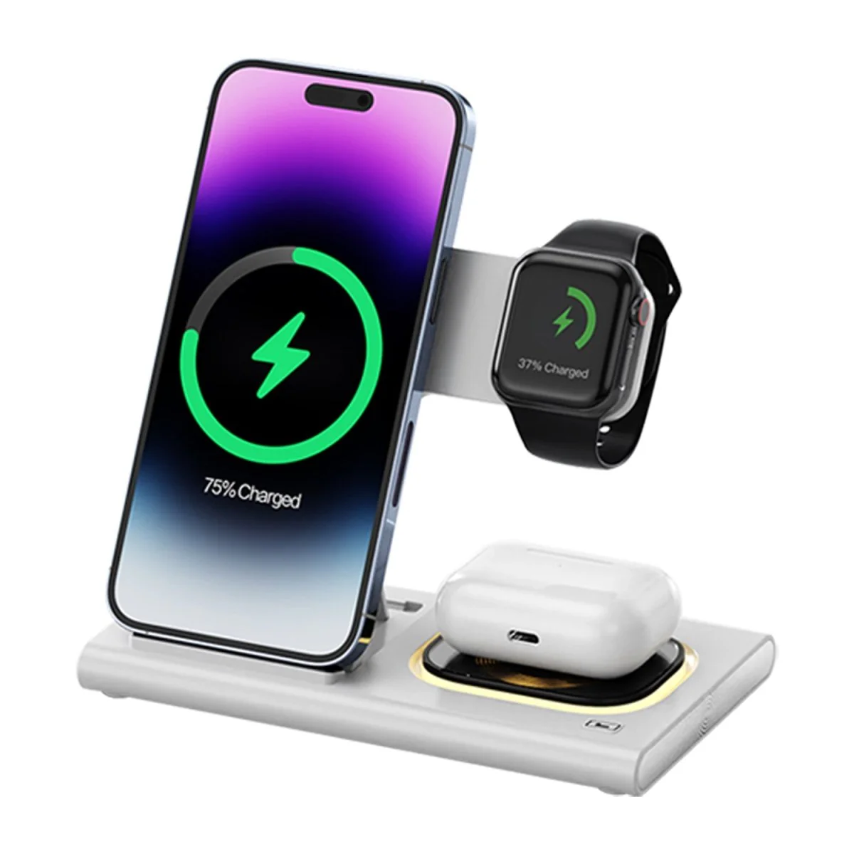 4in1 ワイヤレス充電器 LEDライト点灯機能付き - Image 18