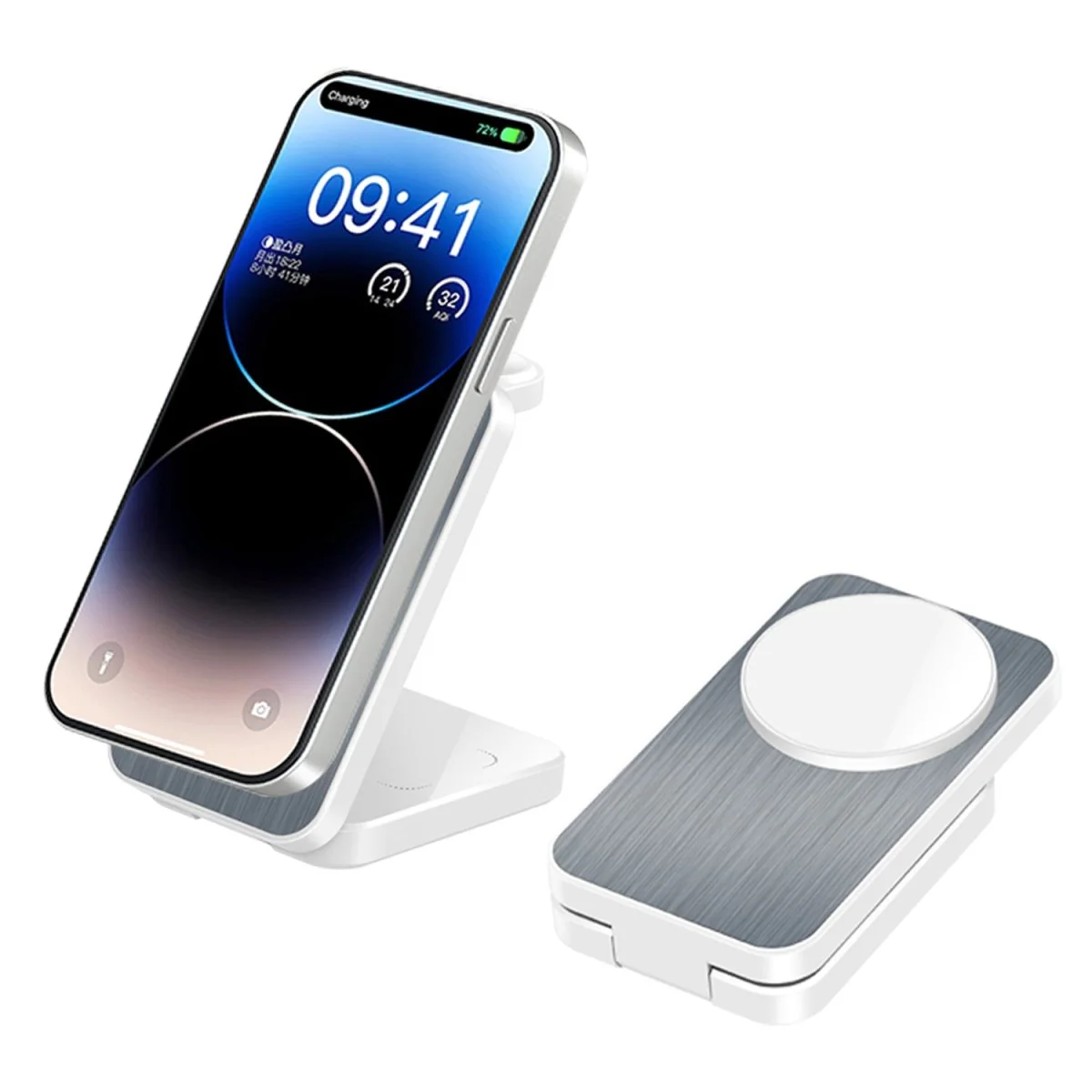 3in1 二つ折り型ワイヤレス充電器 角度調整可能 - Image 19